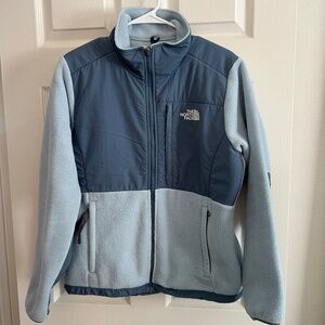 Light Blue North Face Denali Fleece Jacket Size Medium